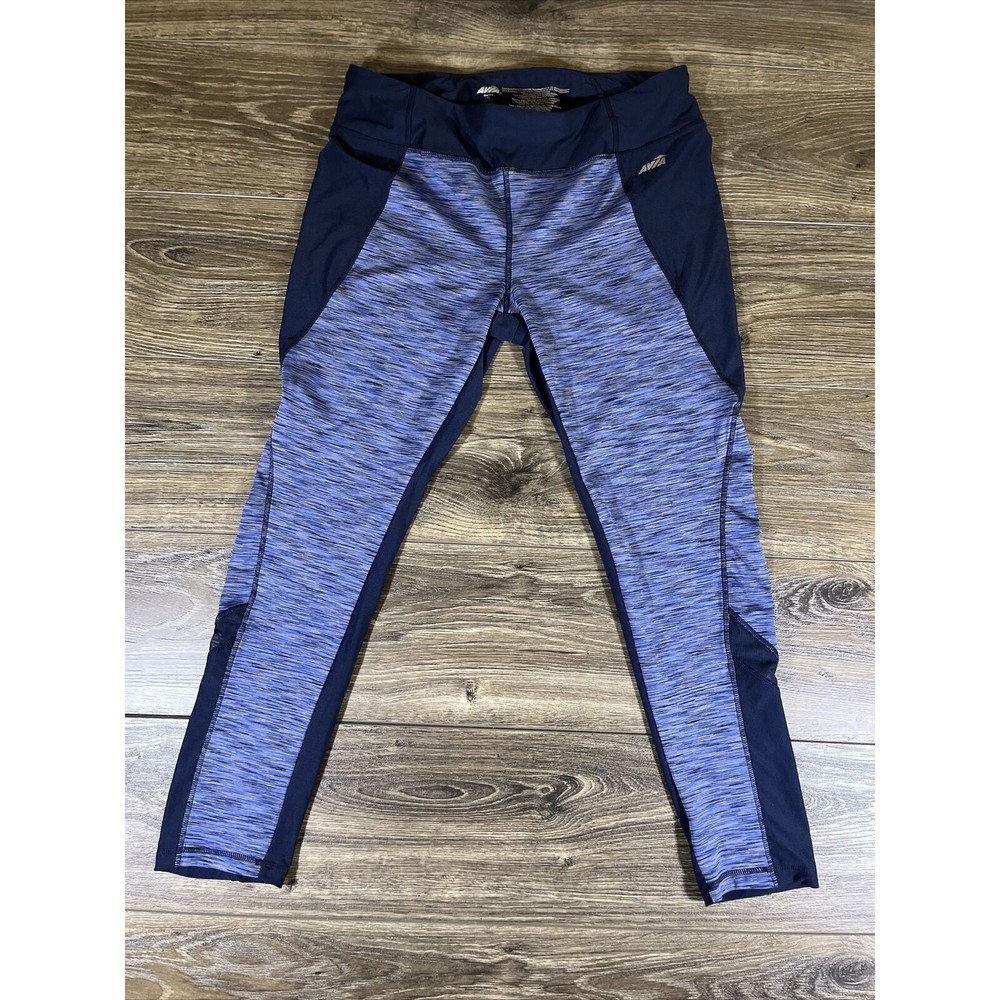 Avia Capri Legging Women's XL blur Accent Casual Athletic Gym Yoga